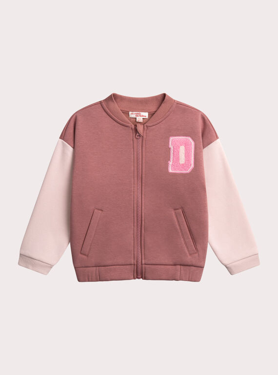 Sudadera de chándal terracota y nude XAJOHAUJOG3 / 25W901E4JGHE415