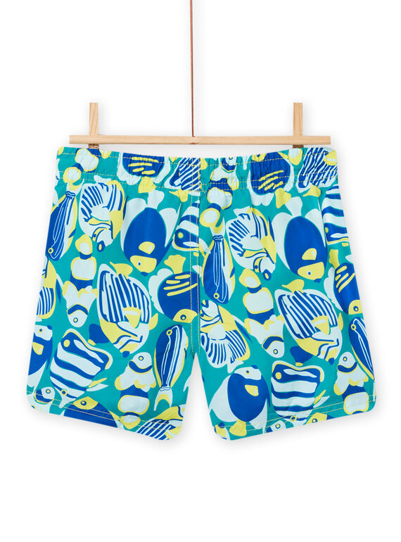 Bañador azul caribe para niño NYOMERBOXPOI / 22SI02L5MAIC242