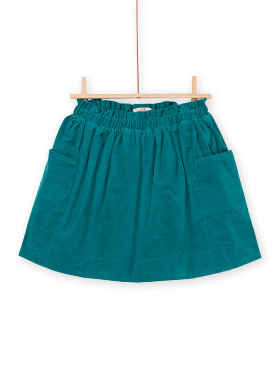 Falda de terciopelo milrayas reversible PAPRIJUP1 / 22W901P1JUPC217