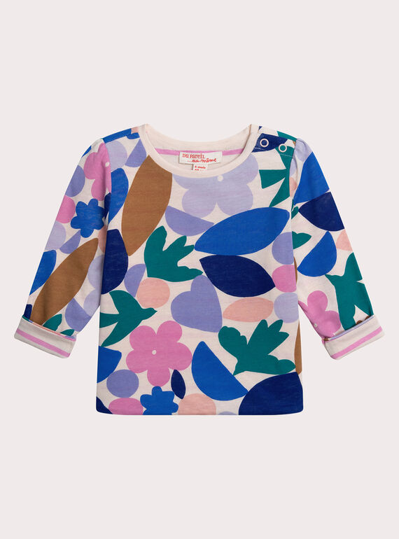 Camiseta reversible para bebé niña XIBLUTEE / 25WG09N1TML114