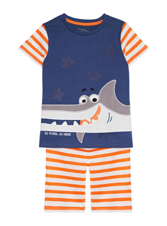 Pijama corto de punto fino para niño JEGOPYCREQ / 20SH1229PYJ205