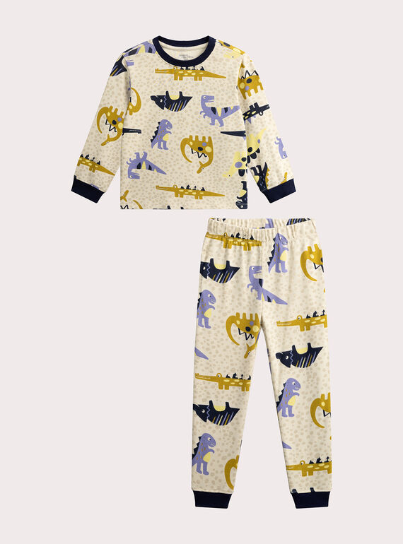 Pijama con estampado de dinosaurio para niño VEGOPYJDIN / 24WH1271PYJ810