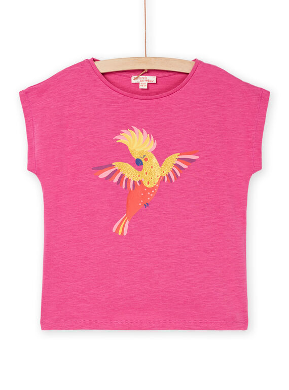 Camiseta de color granadina de manga corta RAJOTI11 / 23S90191TEEF507