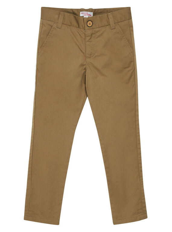 Pantalón chino de color beige para niño JOJAPANT2 / 20S902B2PANI819