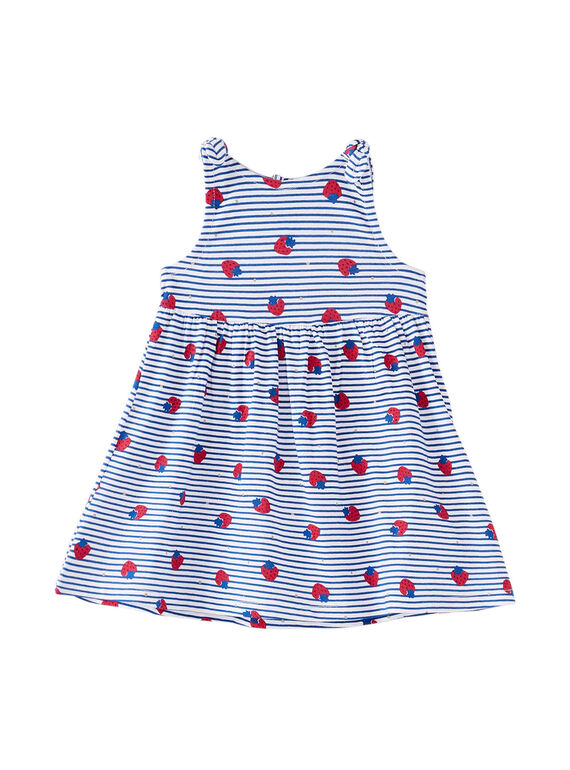 Vestido de playa estampado para bebé niña JIPLAROB1 / 20SG09X1ROB000