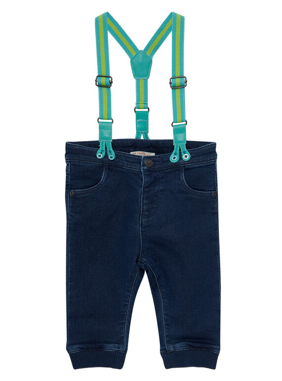 Vaquero cómodo con tirantes para niño JUCLOJEAN / 20SG1011JEAP274