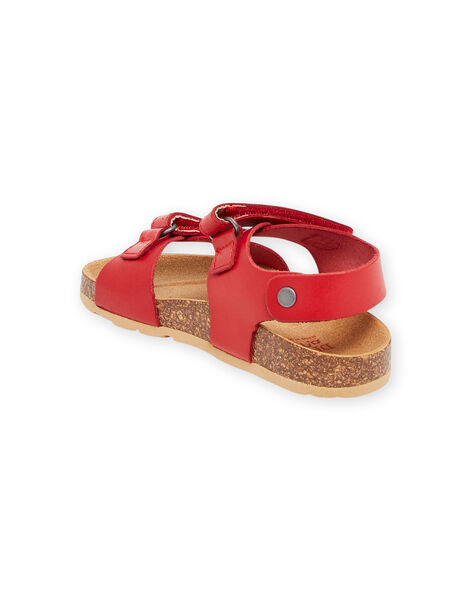 Sandalias rojas para niño NONUEMMANUEL / 22KK3641D0E050