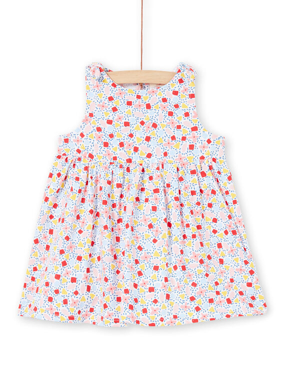 Vestido de color blanco para bebé niña LIPLAROB2 / 21SG09T2ROB000