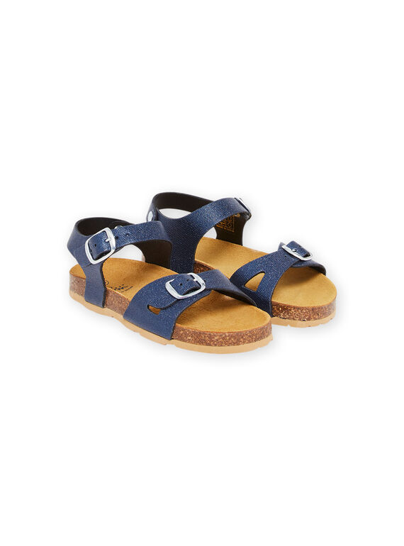 Sandalias de color azul marino para niña NANULEA / 22KK3545D0E070
