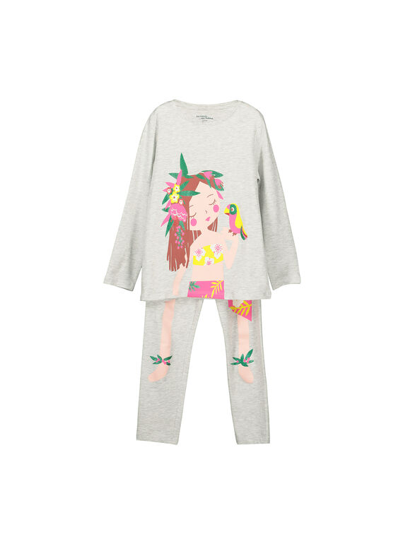 Pijama de algodón para niña FEFAPYJTAH / 19SH1173PYG943