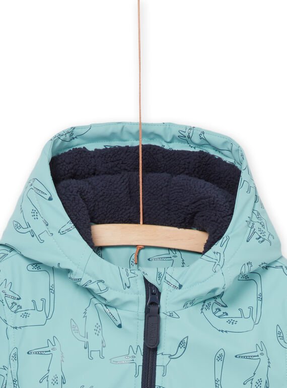 Abrigo con capucha con estampado de zorro POGROIMP2 / 22W902F2D59C219