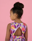 Vestido lavanda con estampado de flores RANEOROB1 / 23S901O4ROB326
