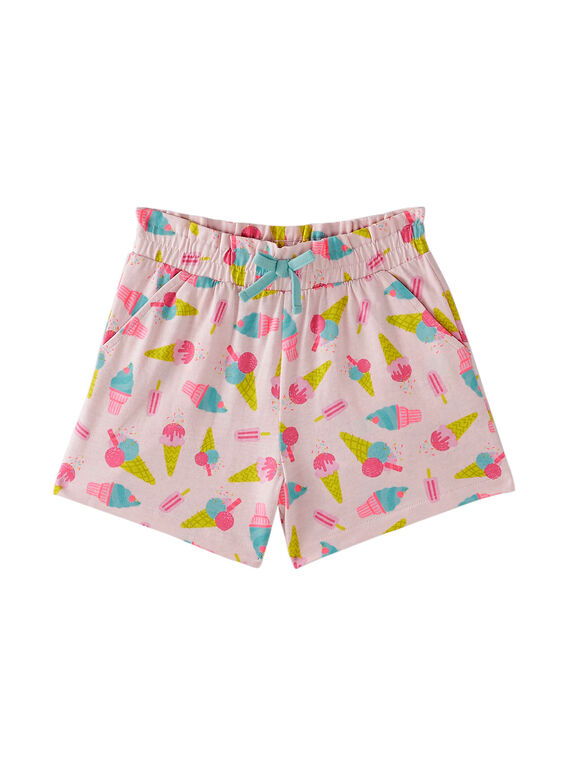 Short de punto fino con estampado de helados JAJERSHORT2 / 20S901T3D30301