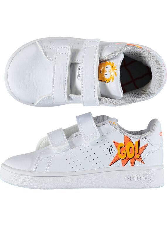 Zapatillas de color blanco Advantage Clean Adidas para bebé niño GBGEF0305 / 19WK38P1D35000