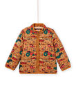 Parka bicolor con capucha con terminación de pelo artificial con chaqueta interior POGROPAR2 / 22W902F1PAR804