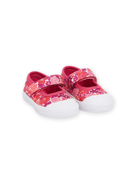 Salomés rosas con estampado floral para bebé niña NITOILAOP / 22KK3791D17030