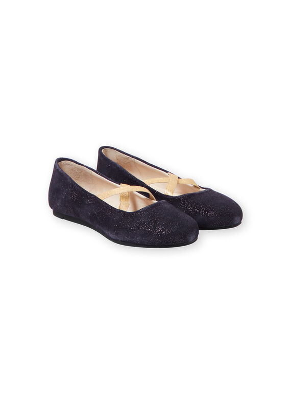 Bailarinas de color azul marino para niña GFBALRINEM / 19WK35I2D41070