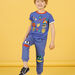 Pantalón de chándal de color azul para niño