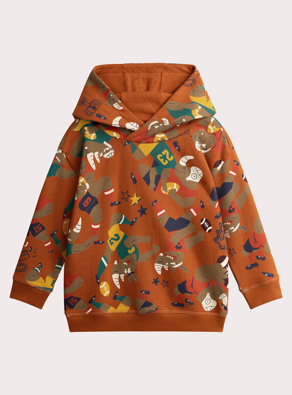 Sudadera naranja VOKOSWE / 24W90231SWEF519