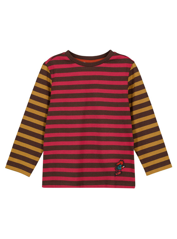Camiseta de rayas de manga larga GOBRUTEE3 / 19W902K4TML816