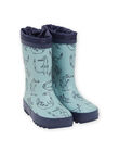 Botas de agua con estampado de zorro POPLUIFOX / 22XK3611D0CC218