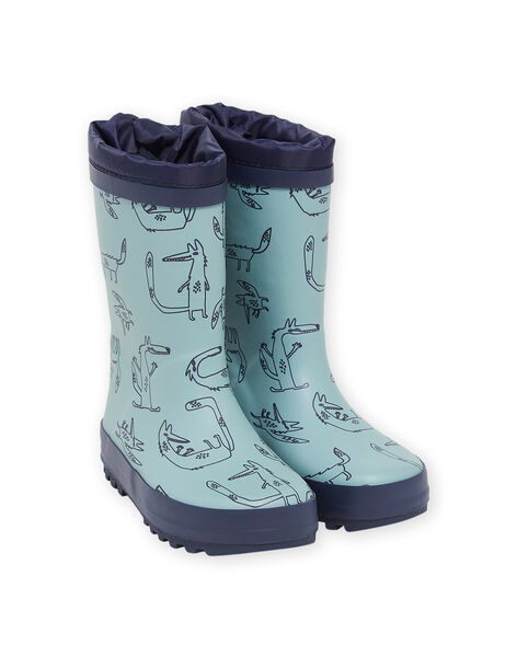 Botas de agua con estampado de zorro POPLUIFOX / 22XK3611D0CC218