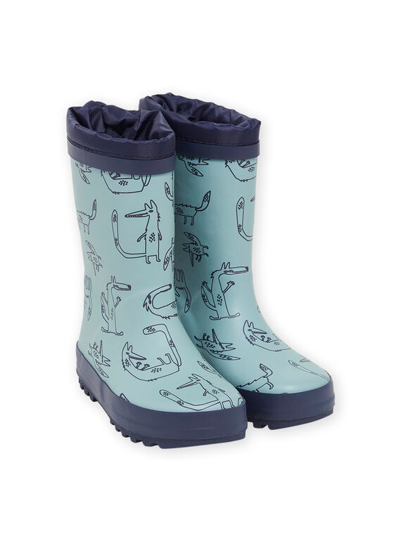 Botas de agua con estampado de zorro POPLUIFOX / 22XK3611D0CC218