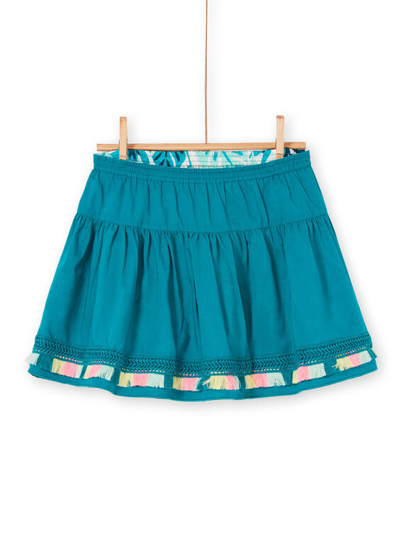 Falda reversible de color azul LAVERJUP1 / 21S901Q1JUP001