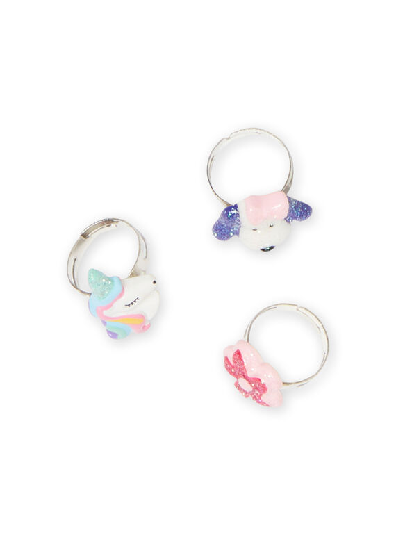 Pack de 3 anillos a juego para niña MYAJORING2 / 21WI01S1BAG957