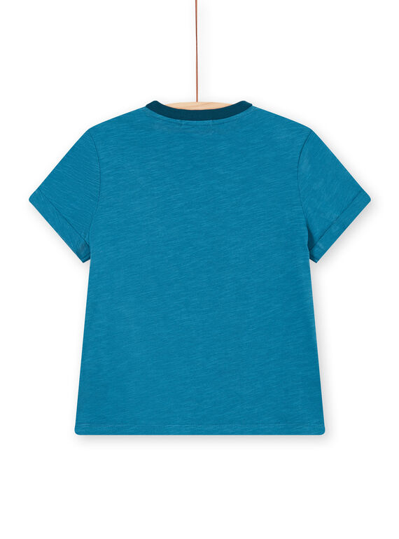 Camiseta azul para niño LOVERTI5 / 21S902Q3TMC715