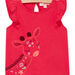 Camiseta rosa con estampado de jirafa para bebé niña