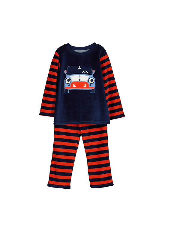 Pijama de terciopelo para niño FEGOPYJVOI / 19SH1241PYJ070