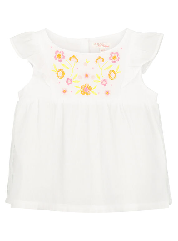Blusa bordada para niña FAPOCHEM / 19S901C1CHE000