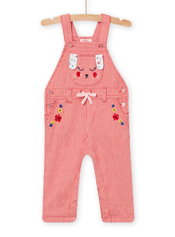 Peto rojo y blanco para bebé niña NILUSAL / 22SG09P1SAL502