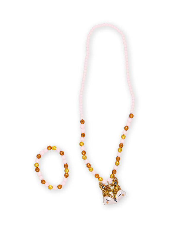 Collar y pulsera con cuentas PYAJOSET2 / 22WI01I1CLID310