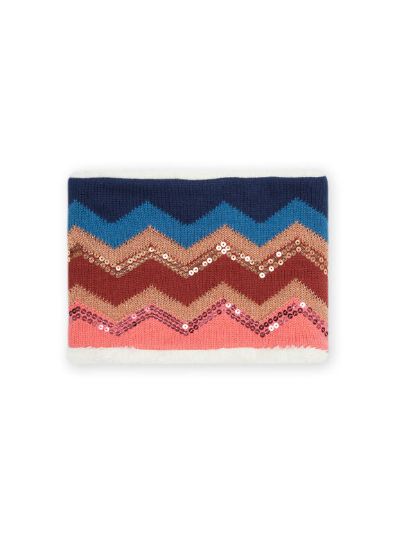 Cuello de jacquard y lentejuelas PYAMENSNOO / 22WI01G1SNOD321
