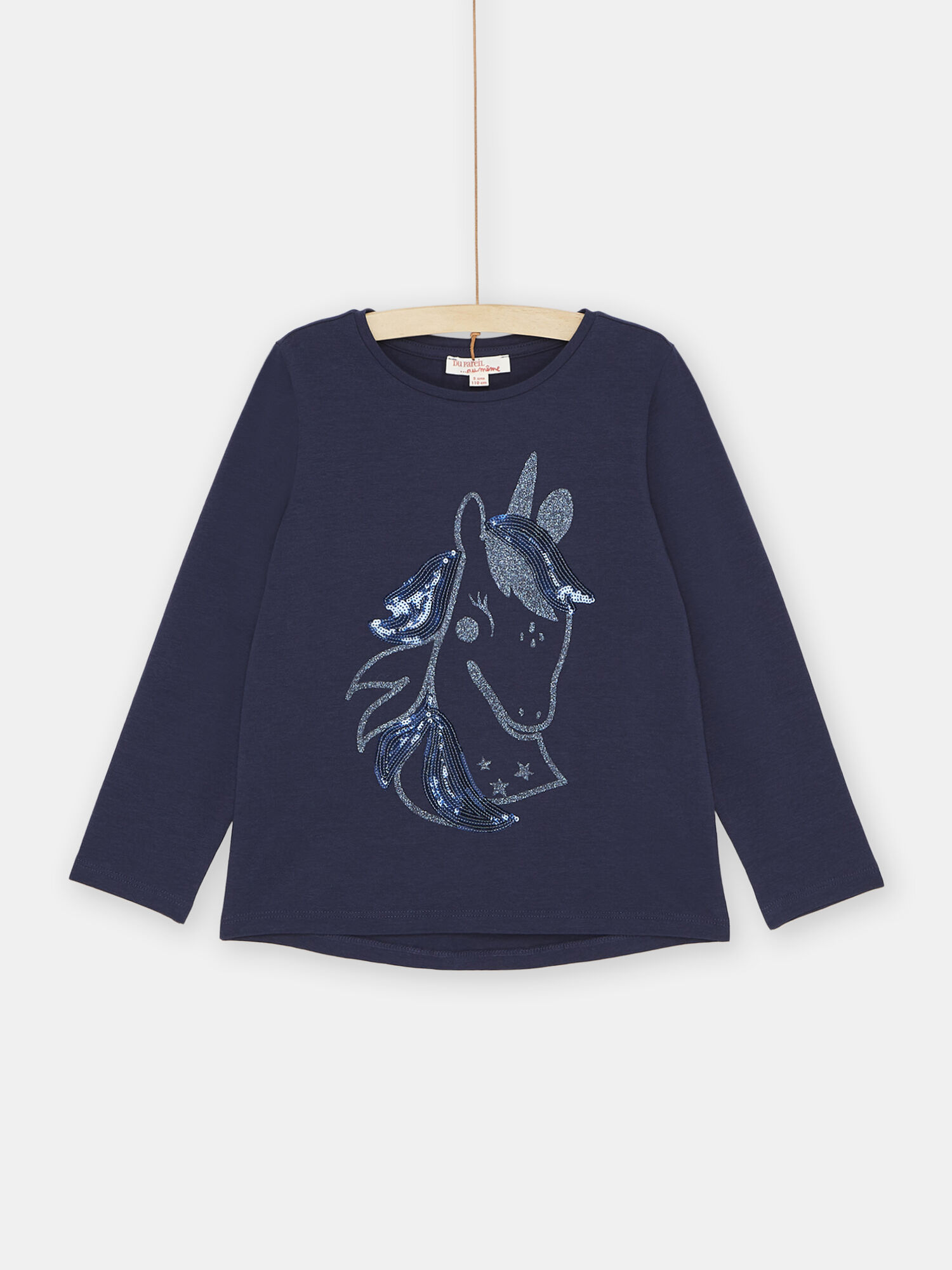 Camiseta azul shop marino niña