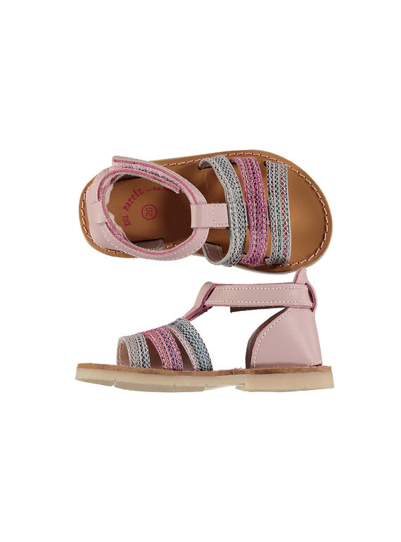 Sandalias de piel para bebé niña FBFSANDISA / 19SK37K2D0E030