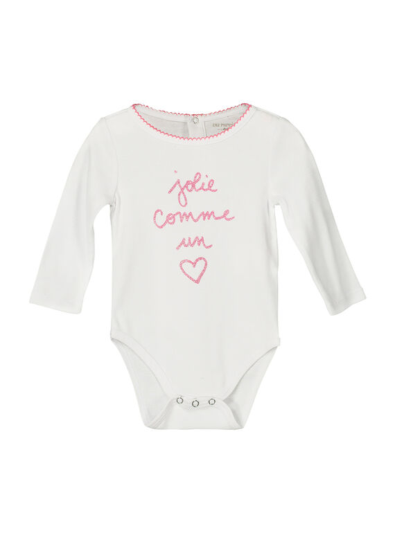 Body de manga larga para niña FEFIBODBAL / 19SH1352BDL000