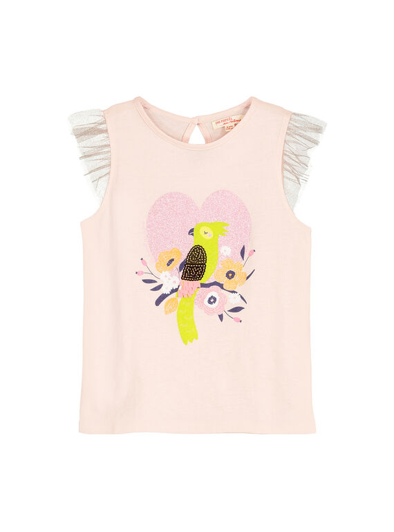 Camiseta de manga corta de color rosa FAPOTI1 / 19S901C2TMC307