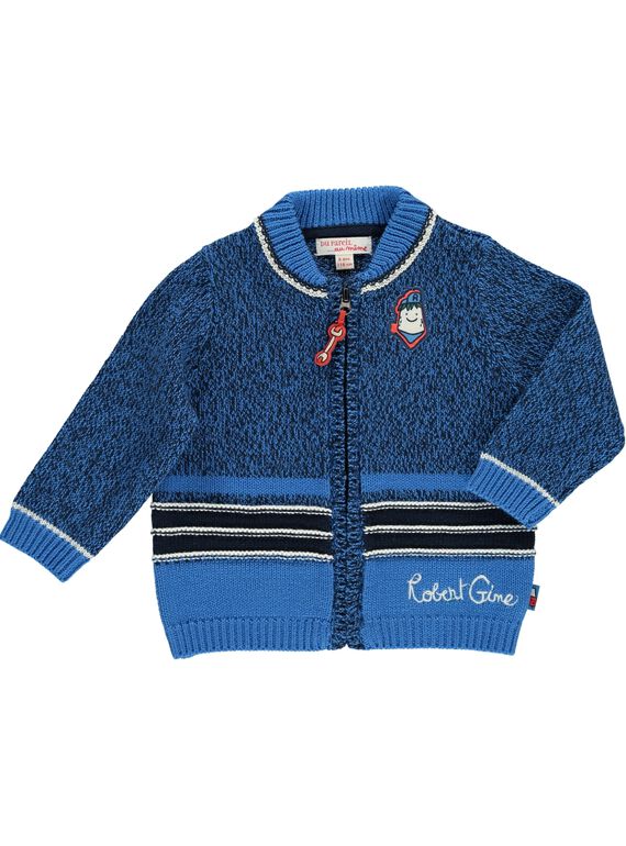 Baby boys' cardigan CUKLEGIL / 18SG10D1GIL099