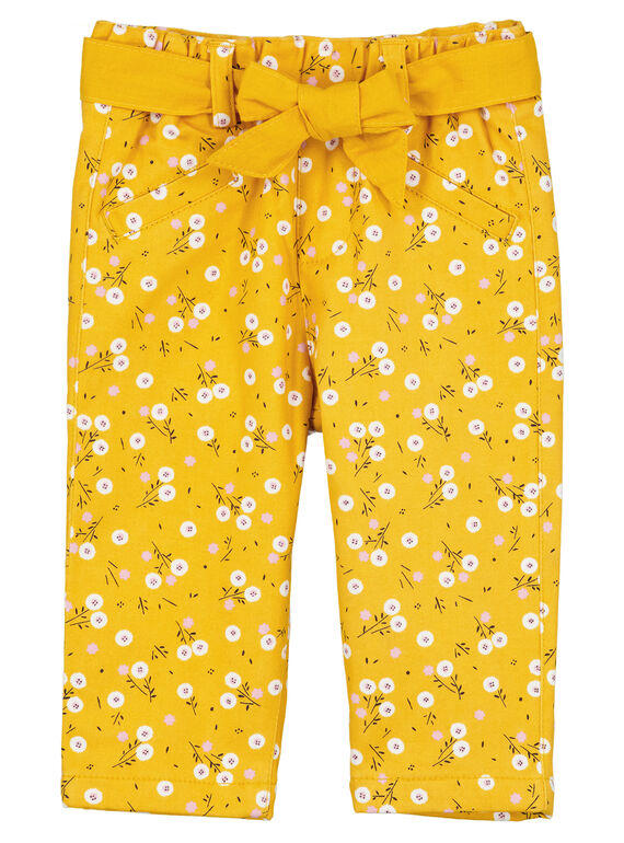 Pantalón Amarillo Du Pareil Au Meme GIJAUPAN / 19WG09H1PANB107