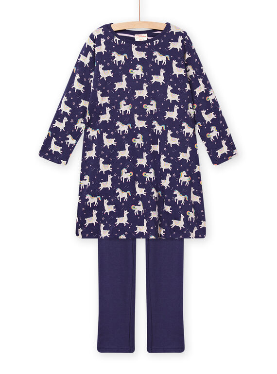 Pijama camisón reversible y leggings para niña MEFACHULAM / 21WH1191CHNC202