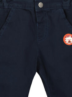 Pantalón de color azul marino para bebé niño FUBAPAN3 / 19SG1063PAN717