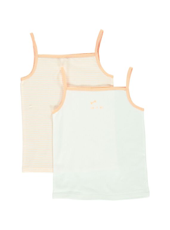 Pack of girls' vests CEFADELCRU / 18SH11T2HLI001