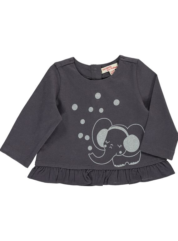 Baby girls' long-sleeved T-shirt DIJOTEE6 / 18WG0936TML941