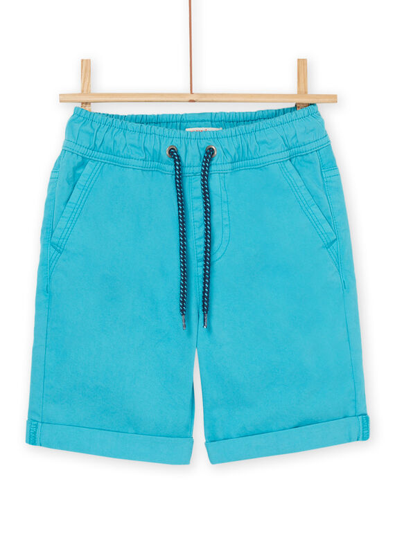 Bermudas turquesas de tela ROJOBERMU3 / 23S90291BER202