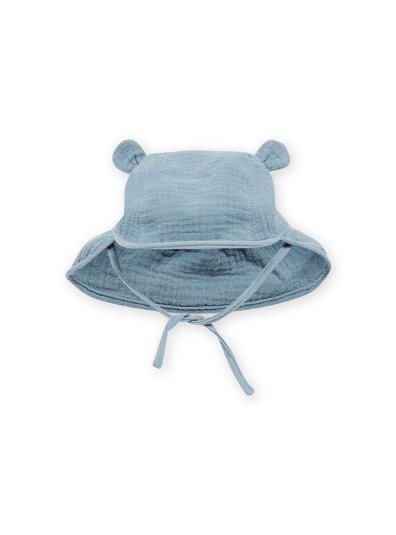 Gorra de color azul grisáceo con textura RYUJA2CAS1 / 23SI10C4CHA205
