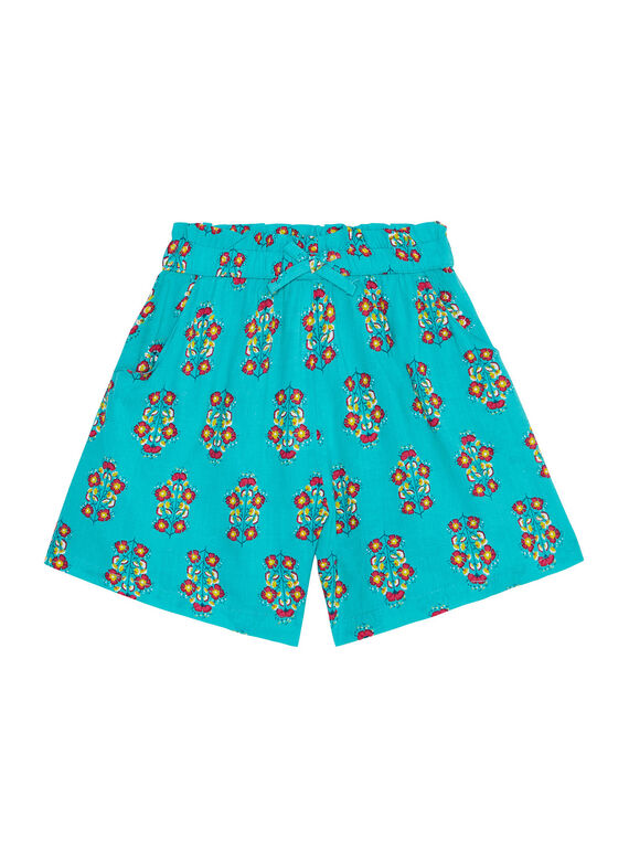 Short de color turquesa JABOSHORT1 / 20S901H1SHO209