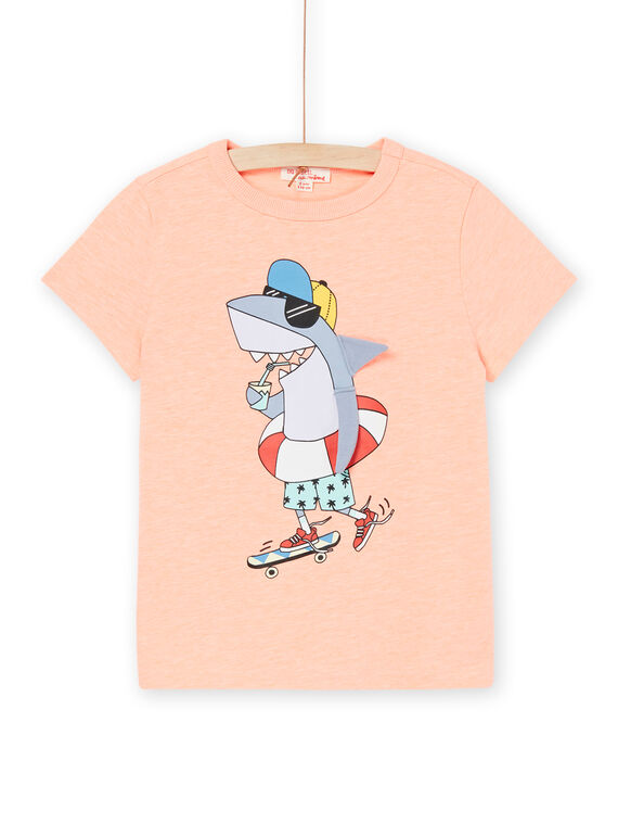 Camiseta de manga corta con estampado de tiburón ROEXOTI4 / 23S902V4TMCE411
